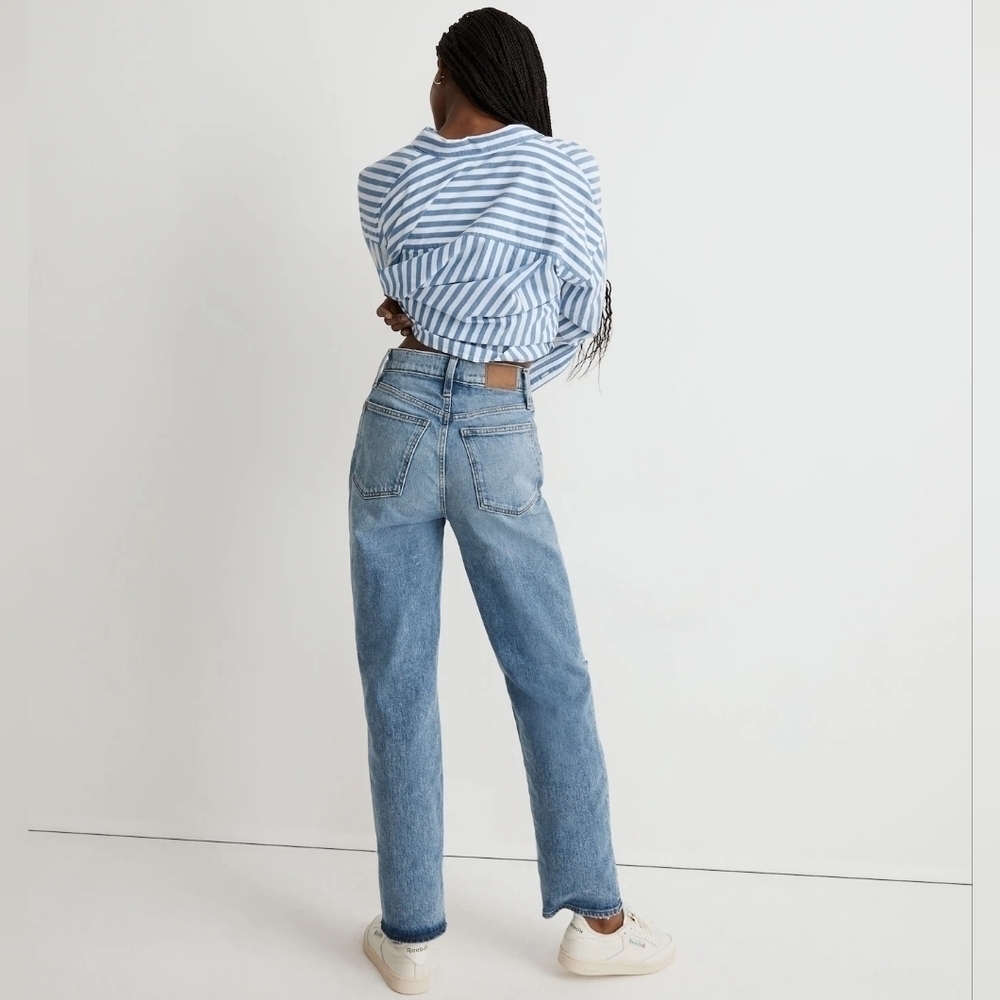 NEW Madewell The Perfect Vintage Straight Jean Kingsbury Wash 32 Style NG247 - Picture 2 of 8